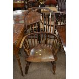 19th century spindle back windsor chair