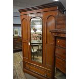 A Victorian mahogany wardrobe