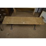 20th century low bench