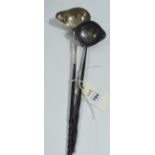 Two toddy ladles