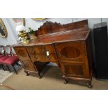 20th century mahogany sideboard