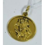 St Christopher medal