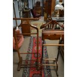 Two mahogany gentleman's dressing stands