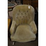 Victorian easy armchair