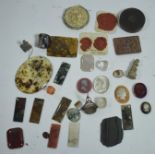 Seals, specimen stones and cameos