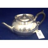 Silver teapot