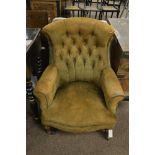 Victorian easy armchair