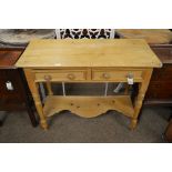 20 century pine side table