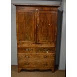 George III linen press