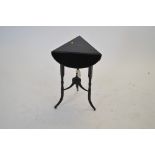 20th Century ebonsied occasional table