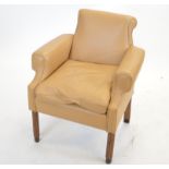 20th Century leather armchair