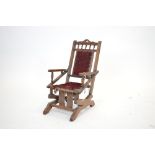 Victorian childs rocking chair