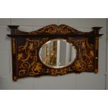 simulated tortoiseshell mirror