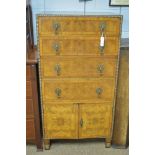 Rosewood chest of drawers