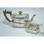 Silver batchelors teapot and jug