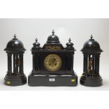 Clock garniture