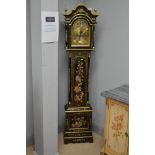 Reguladora, Portugal: a black lacquer longcase clock