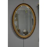 20th Century gilt mirror