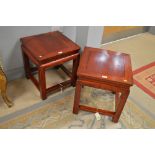 Pair of Chinese tables