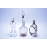 Silver decanters