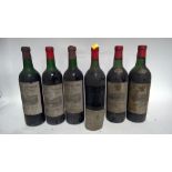 6 mixed red wines