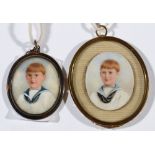 Late 19th Century British School - two similar portraits of Courtney Hay Parkin