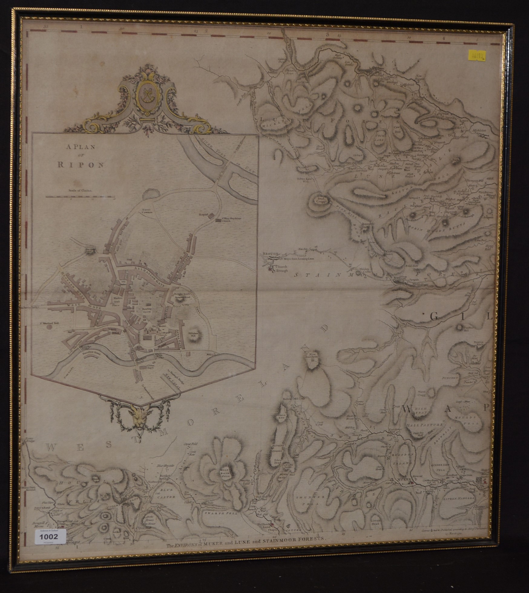 18th Century English School - map.