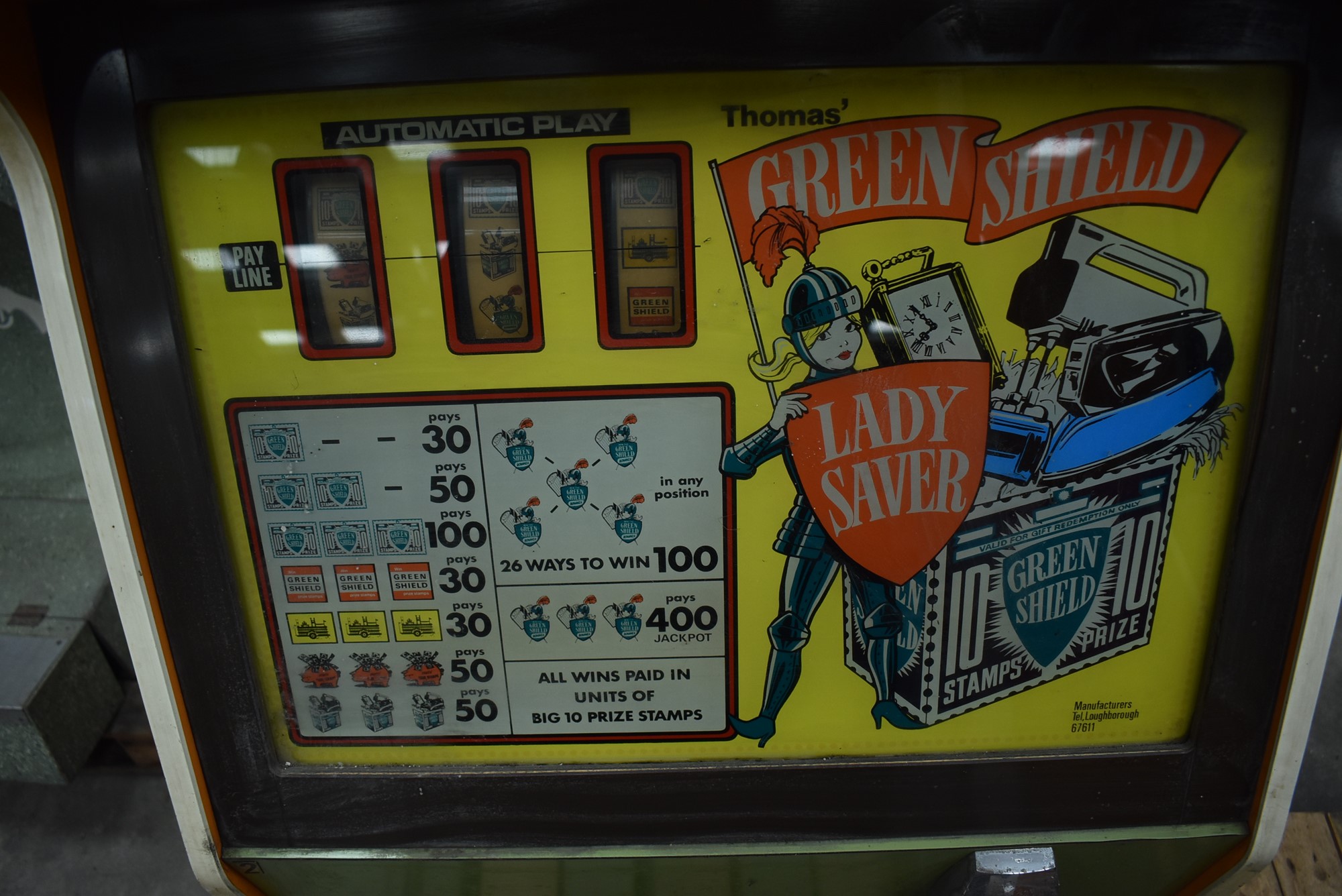 Greenshield Slot Machine Amusement Arcade. - Image 2 of 3