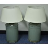 Lamp bases and shades.