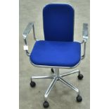 Metal Swivel Armchair