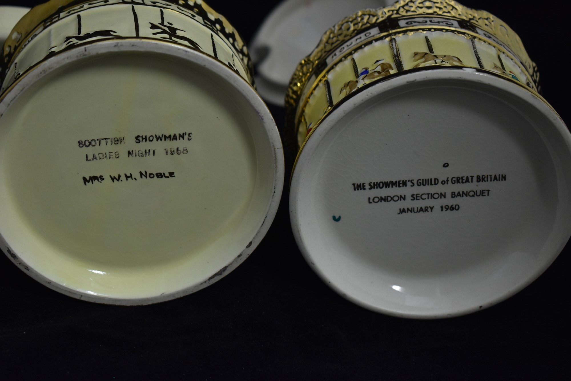 Two preserve jars and covers. - Image 2 of 2