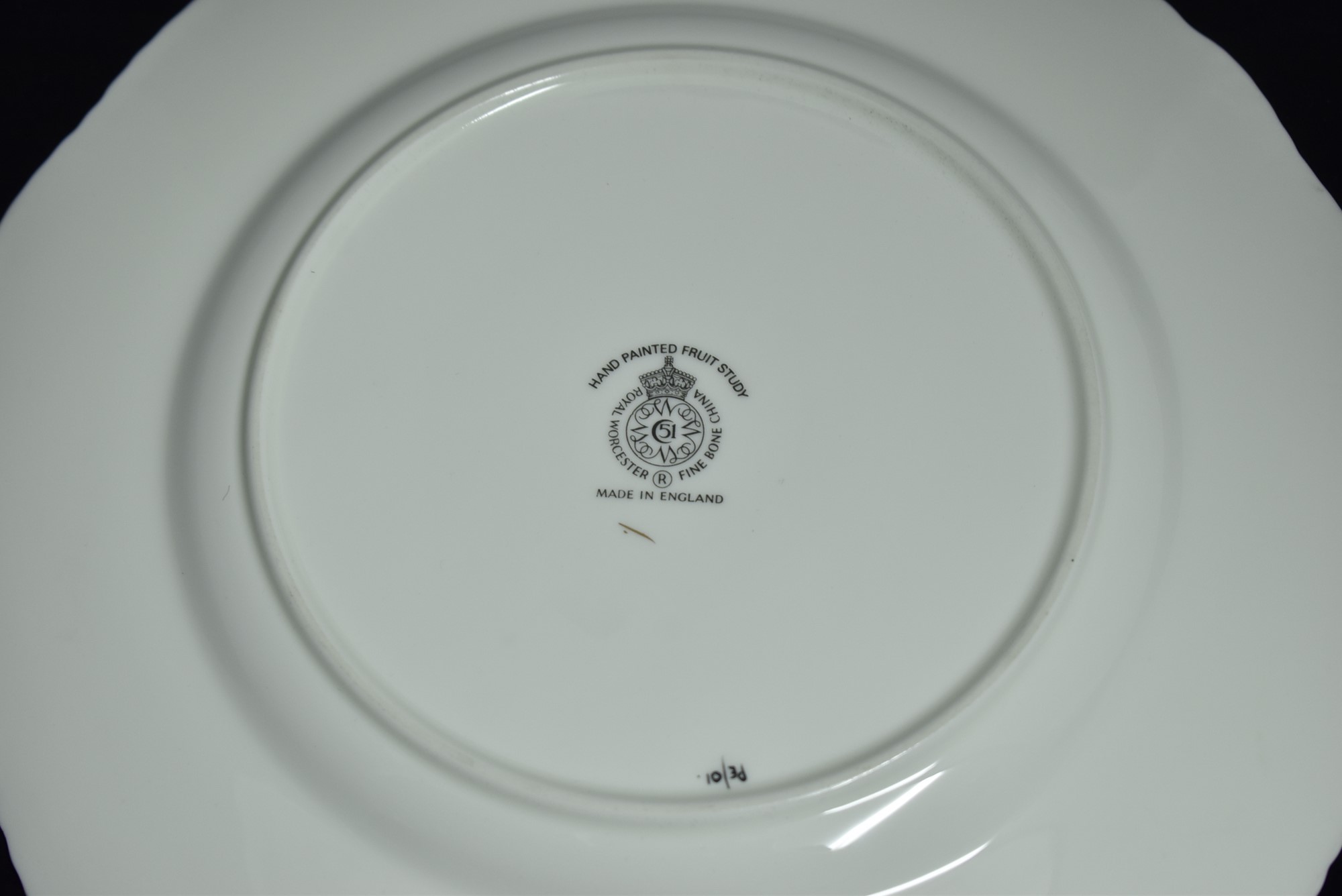 Royal Worcester plate. - Image 2 of 2