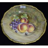 Royal Worcester plate.