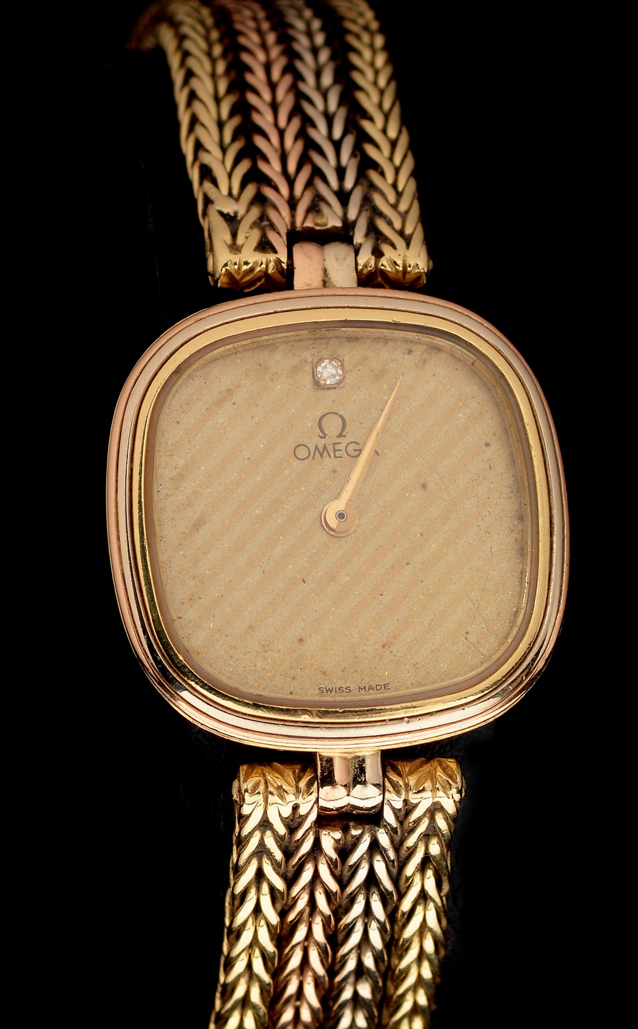 Omega 18ct gold cocktail watch