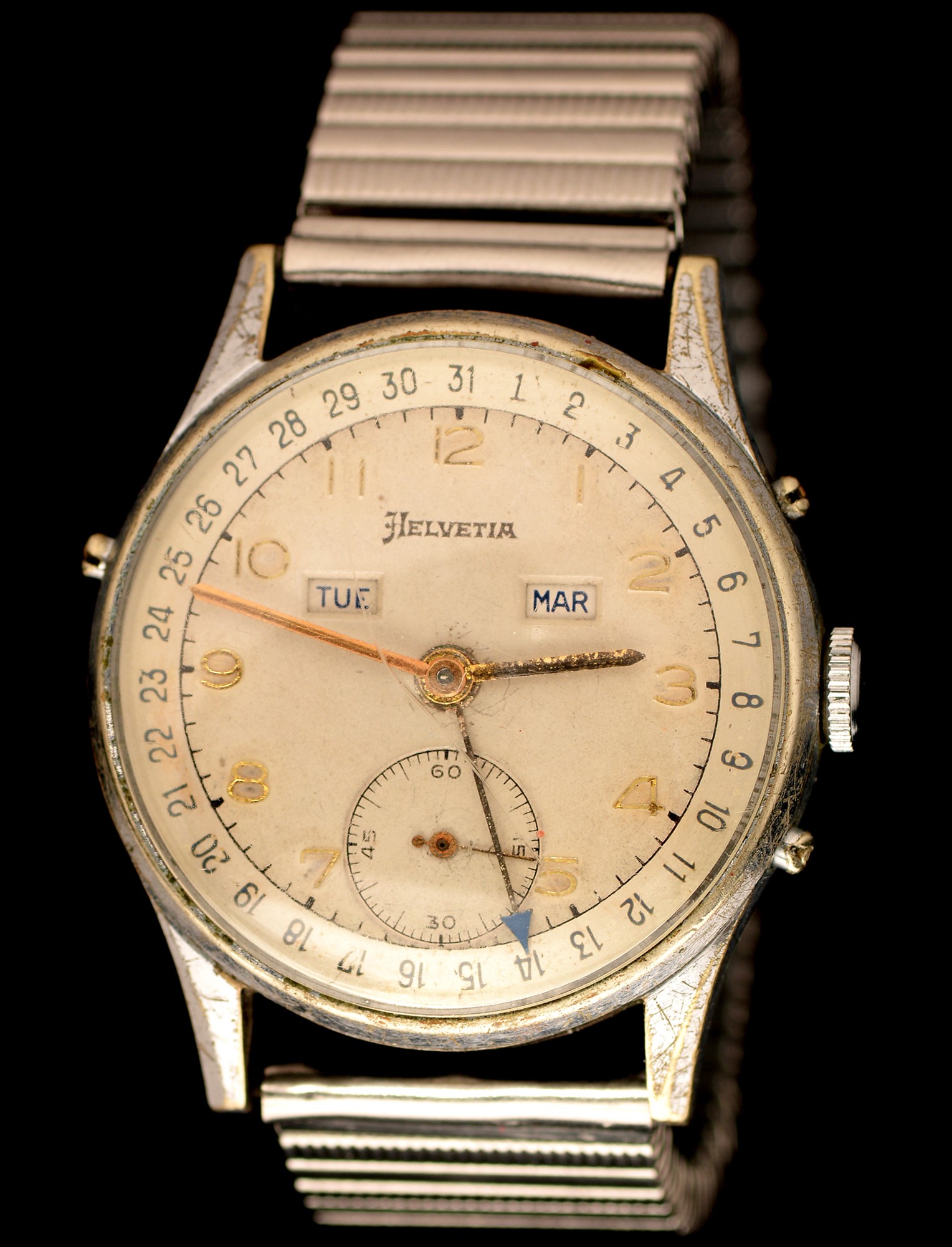 Helvetia Calendar wristwatch