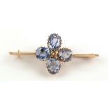 Sapphire brooch