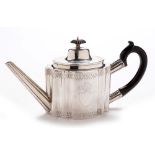 Newcastle silver teapot