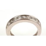 Ten stone diamond ring