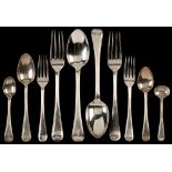 Silver composite suite of cutlery