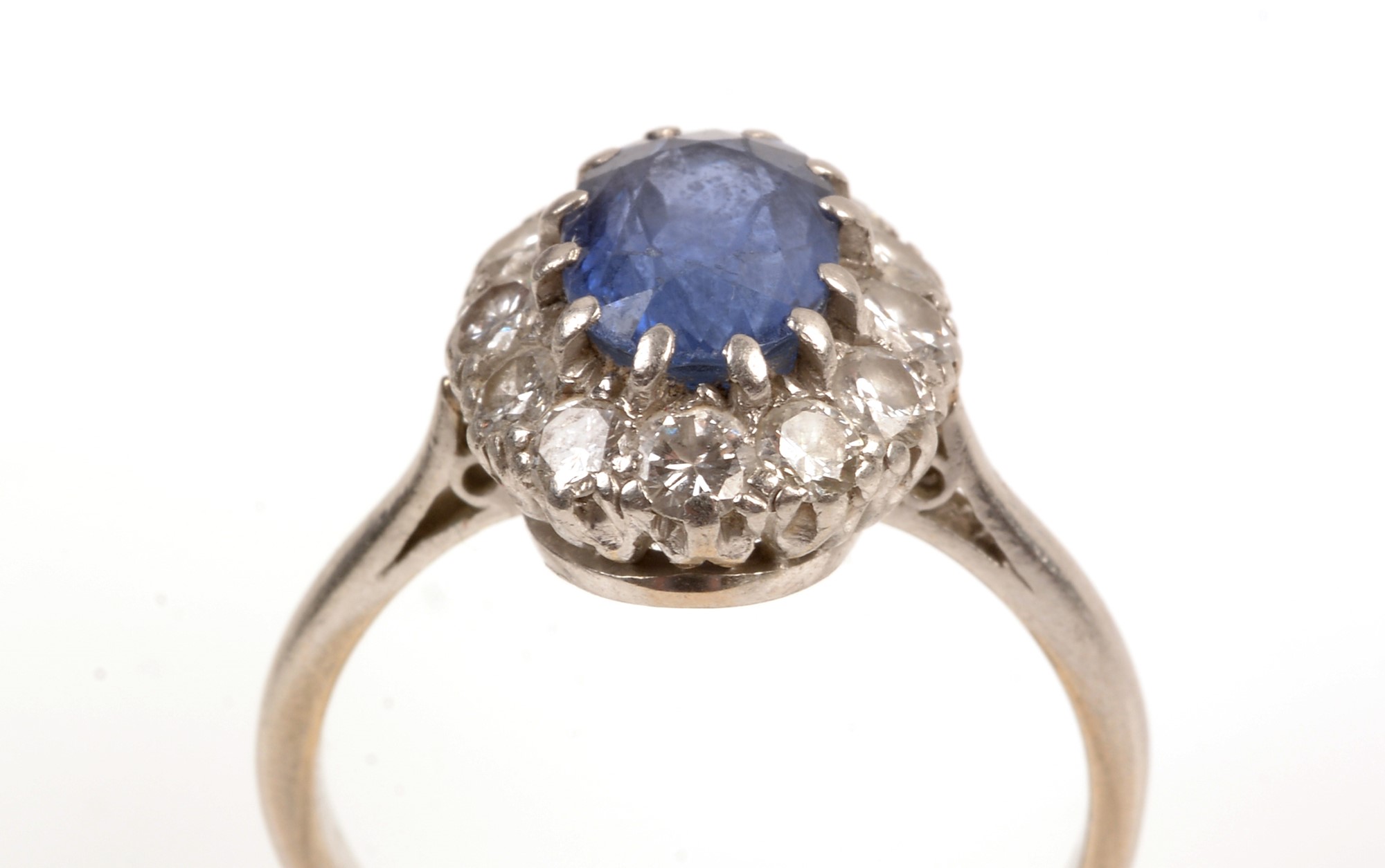 Sapphire and diamond ring