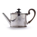 Silver teapot