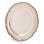 Hungarian silver salver