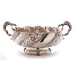 Victorian silver bowl