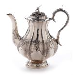 Silver teapot