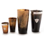 Four horn beakers