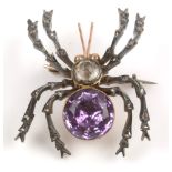 Spider brooch