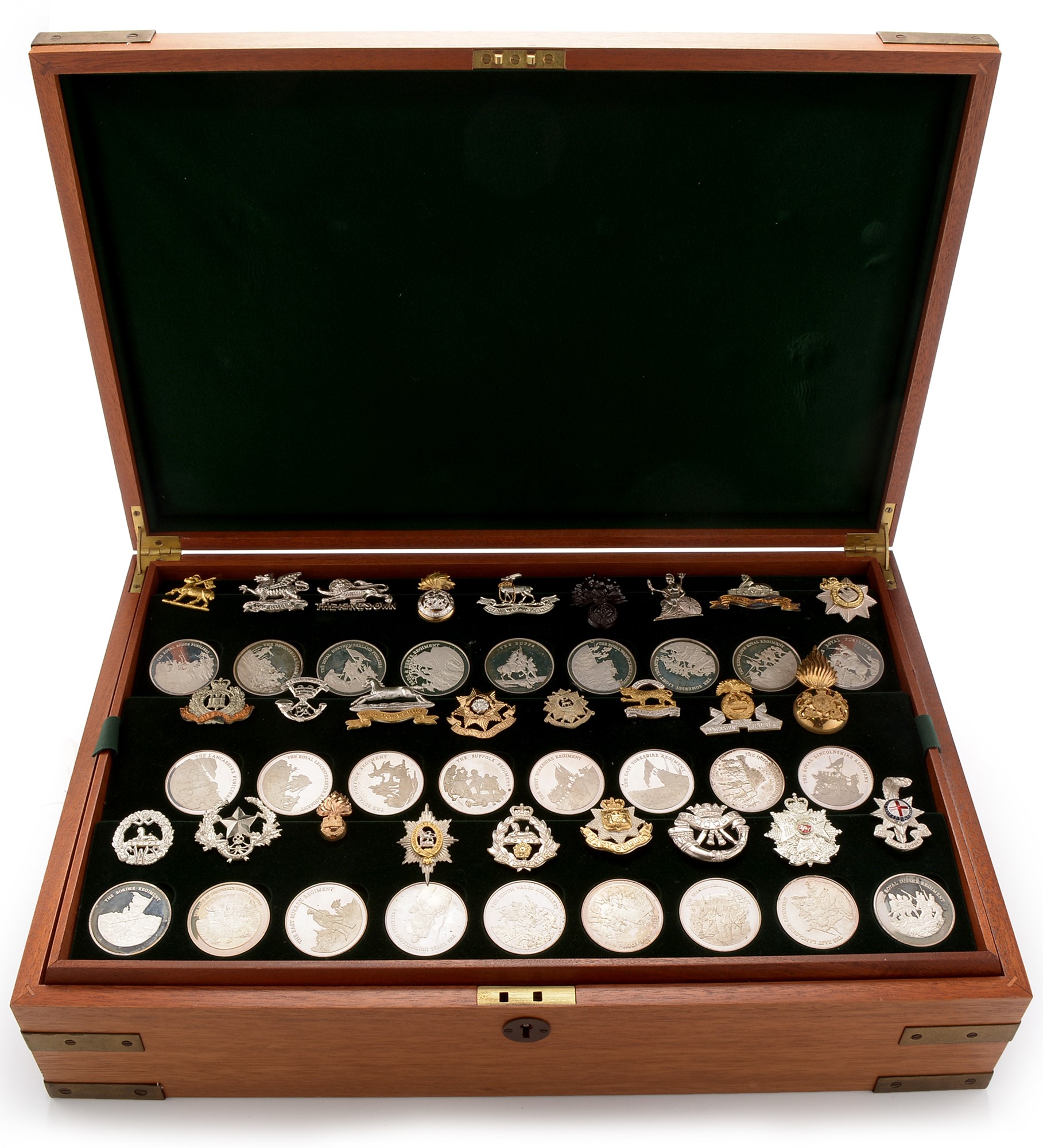 Cased medals of Great British Regiments