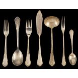 German silver flatware