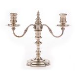 Silver candelabra