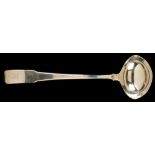 Irish silver ladle